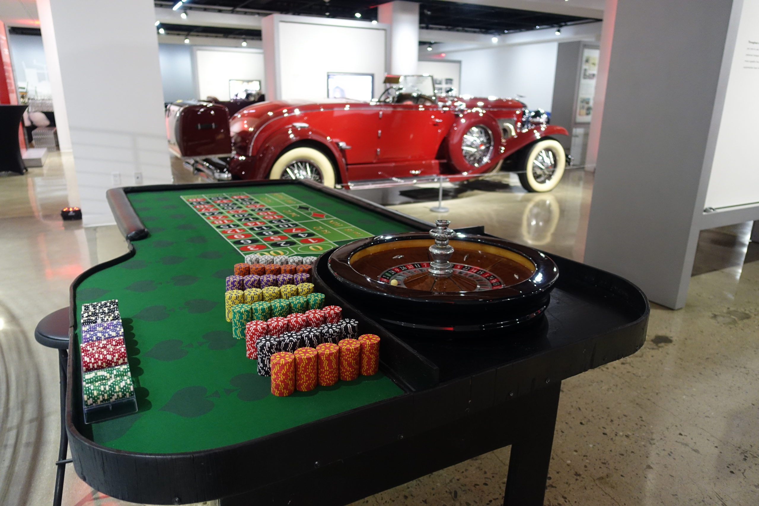 A Roulette Table At A Casino-themed Event