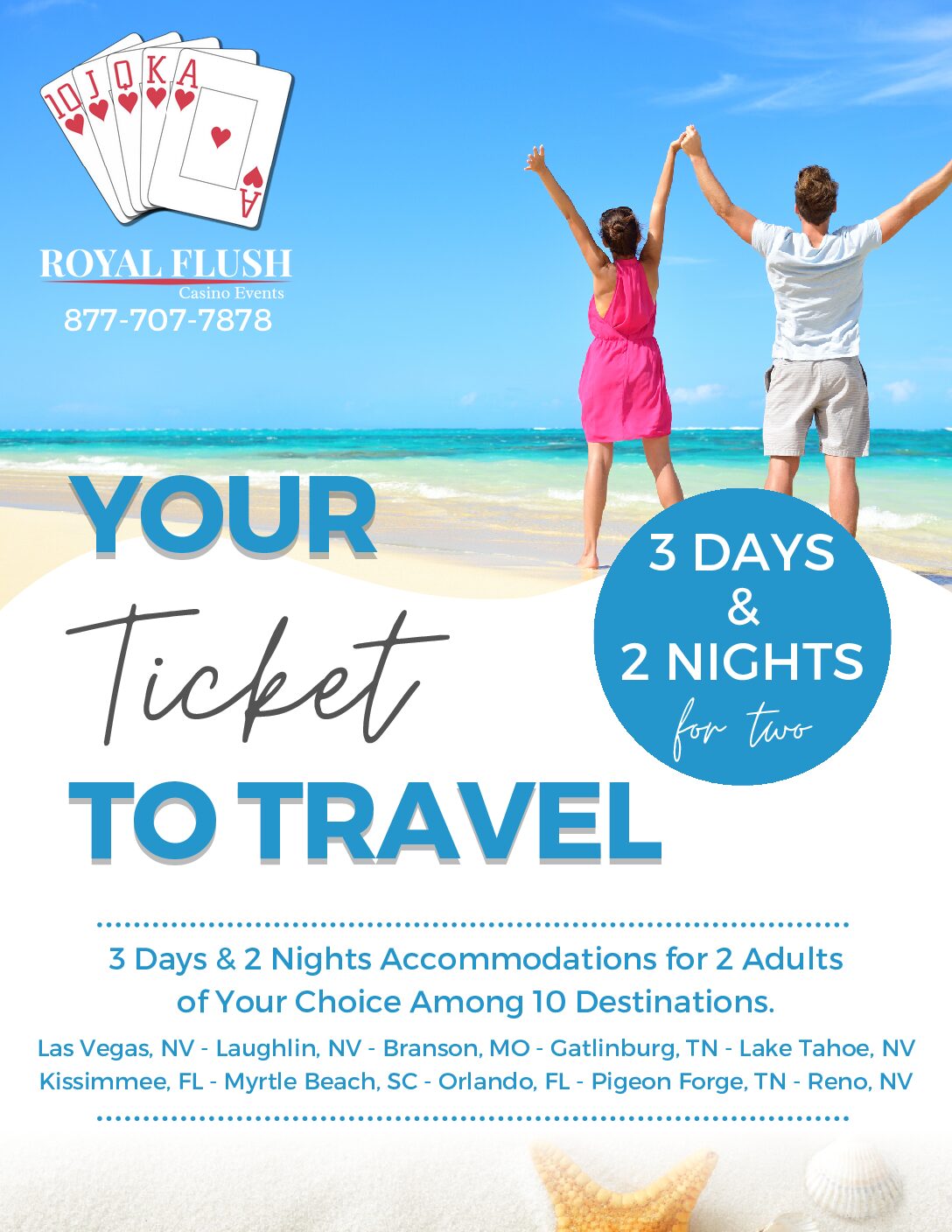 2-Night Hotel Stay Package Flyer